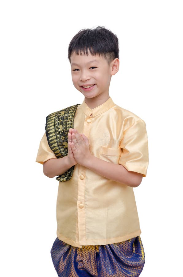 cloth belt Details about   Thai clothes for boys Rajpataen Pimthong Thai dress boy