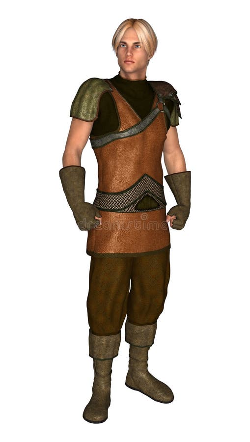 Young Viking stock illustration