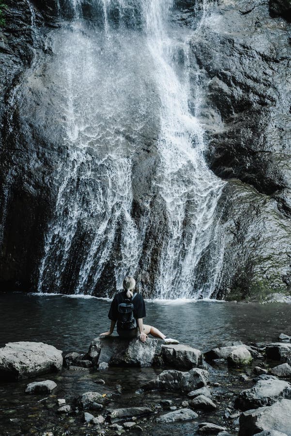 Ponytail Waterfall stock photo. Image of ponytail, beautiful - 16361026