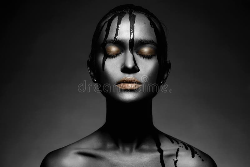 43,816 Black Face Paint Stock Photos - Free & Royalty-Free Stock