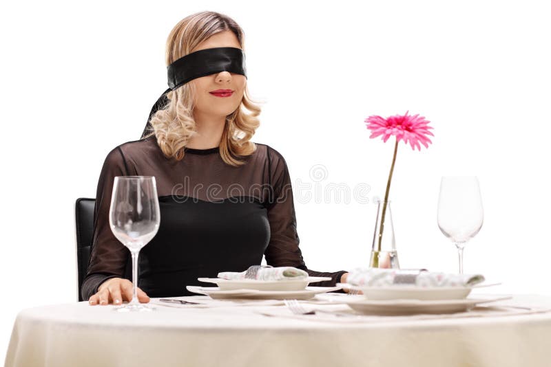 Blind Date 1 Stock Photo - Download Image Now - Blindfold, Women