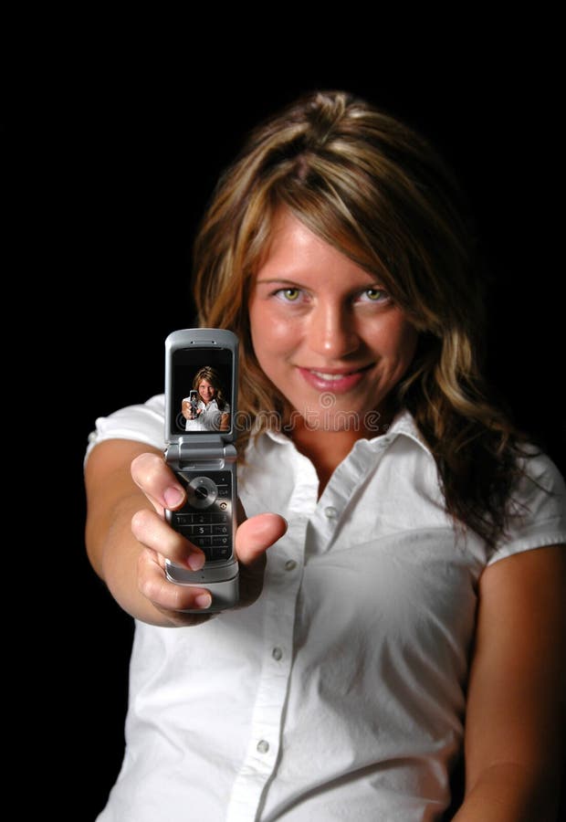 Young Woman With Cell Phone