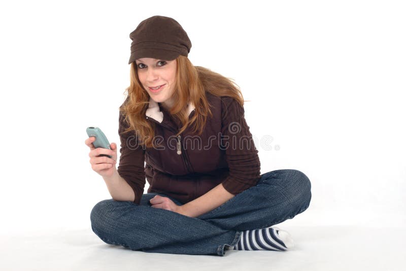 Young woman with cell phone