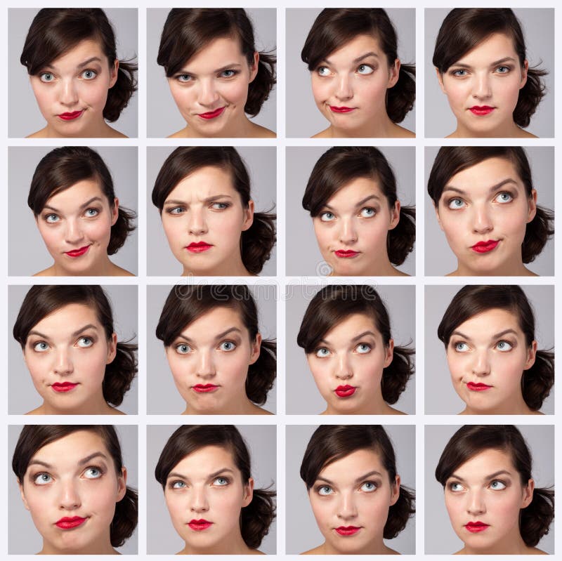 Facial expressions stock image. Image of artificial, background - 29125547