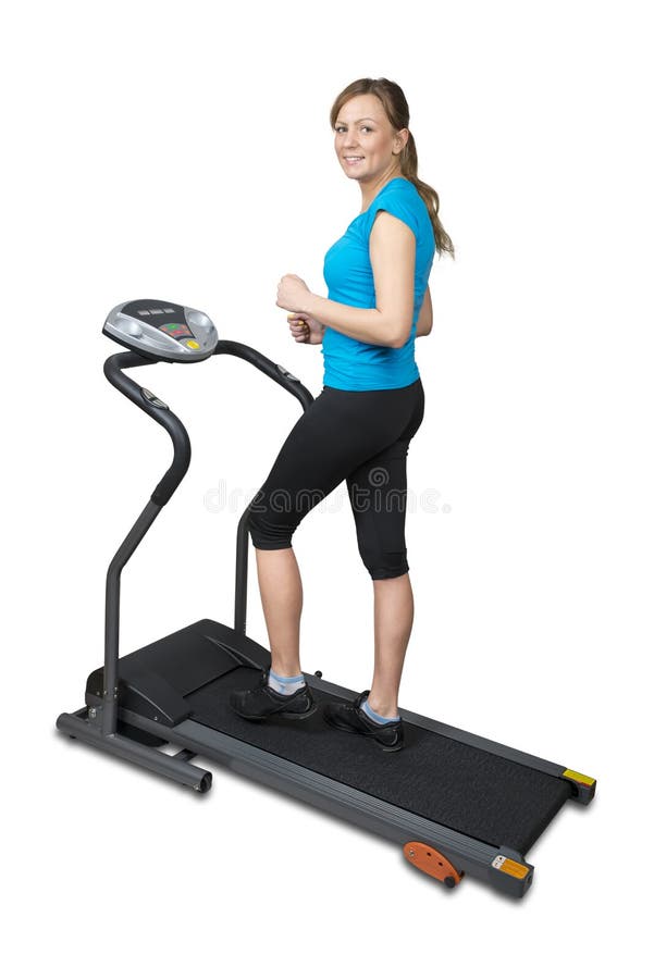 Young woman doing exercises royalty free stock photo