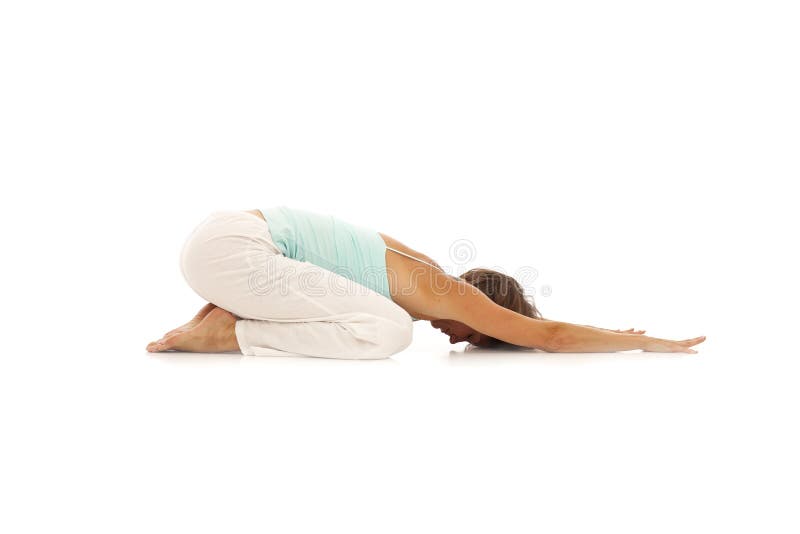 Young woman doing yoga