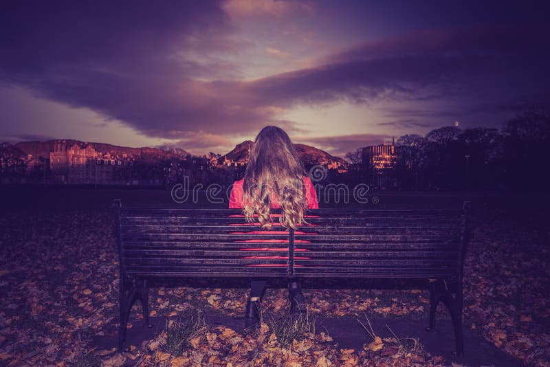 Depressed Woman Facing Away Stock Photos - Free & Royalty-Free Stock ...