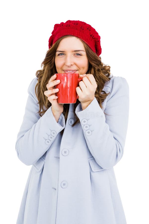 Young woman having cup of coffee royalty free stock images Young woman having cup of coffee royalty free stock images