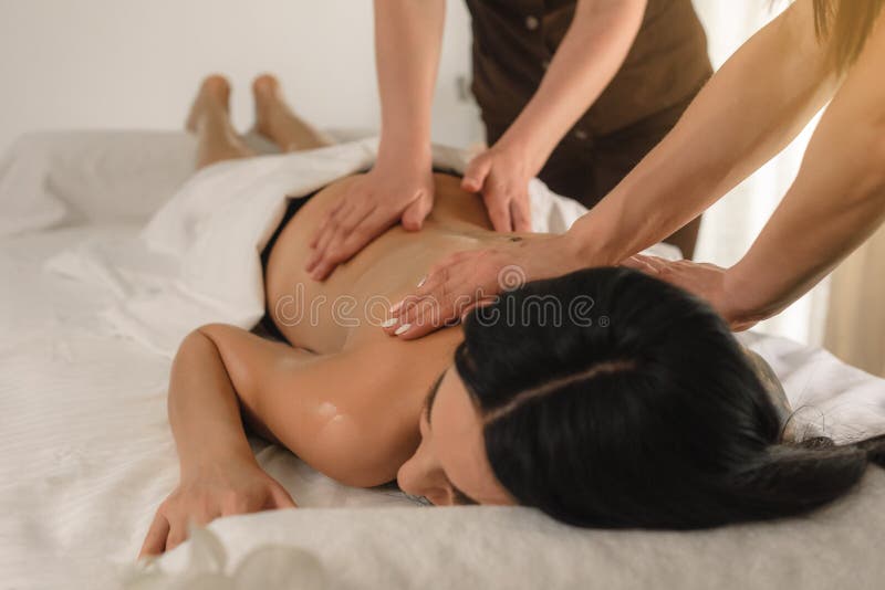 Woman on relaxing massage