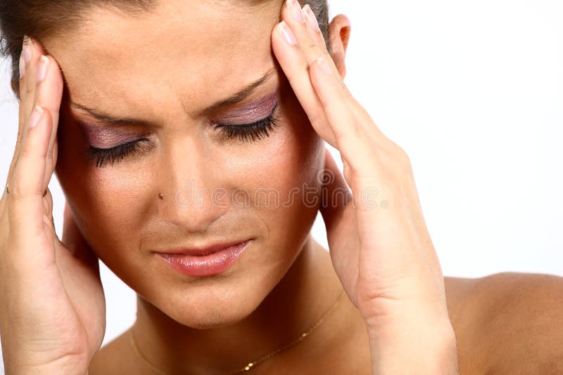 Young Woman with headache