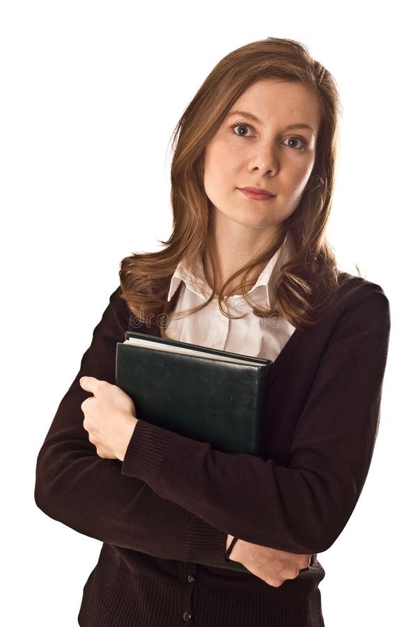 Young Woman Holding A Book. Stock Photo Image 13562300