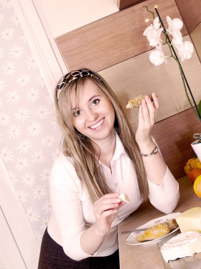 Young woman in the kitchen