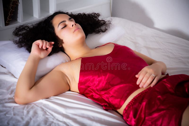 692 Sleeping Woman Lingerie Stock Photos - Free & Royalty-Free Stock Photos  from Dreamstime