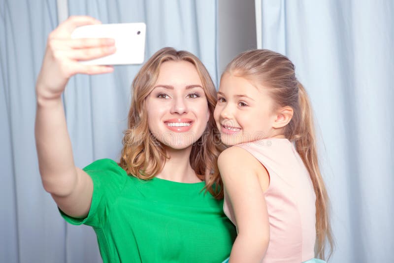Young Woman Making Selfie In A Fitting Room Stock Image Image Of Casual Choose 53987909
