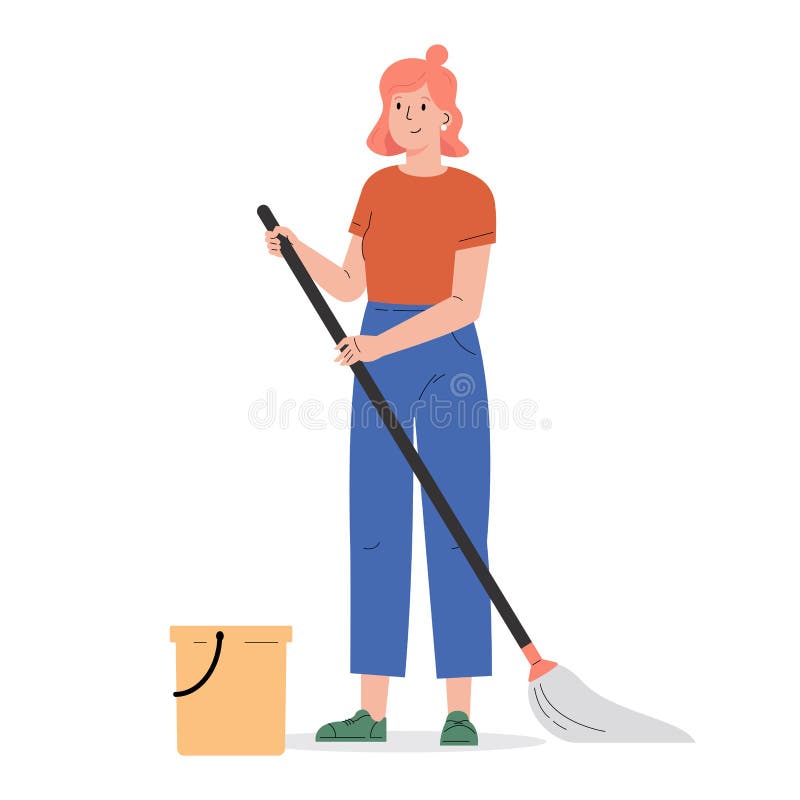 Mop Bucket Clipart Stock Illustrations – 332 Mop Bucket Clipart Stock ...