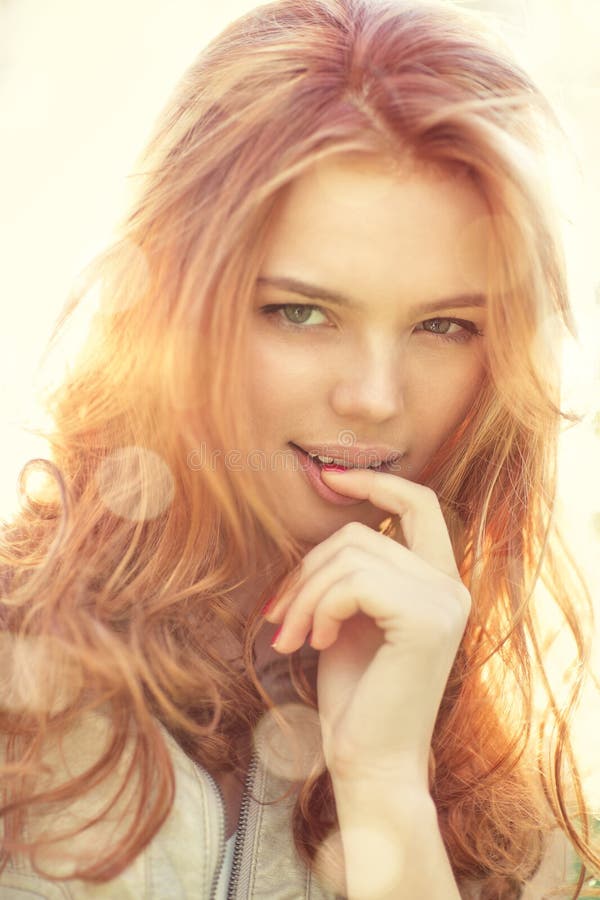 Young woman outdoors portrait