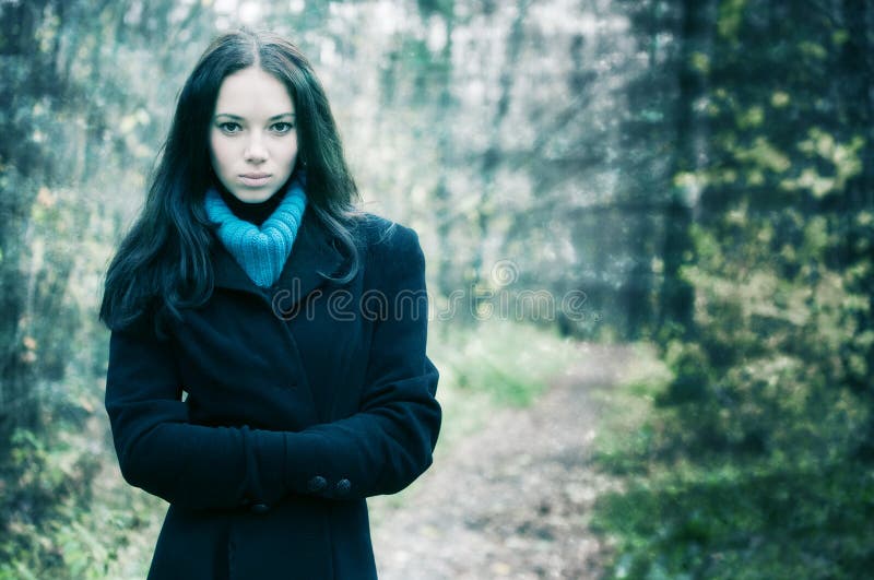 Young woman outdoors portrait