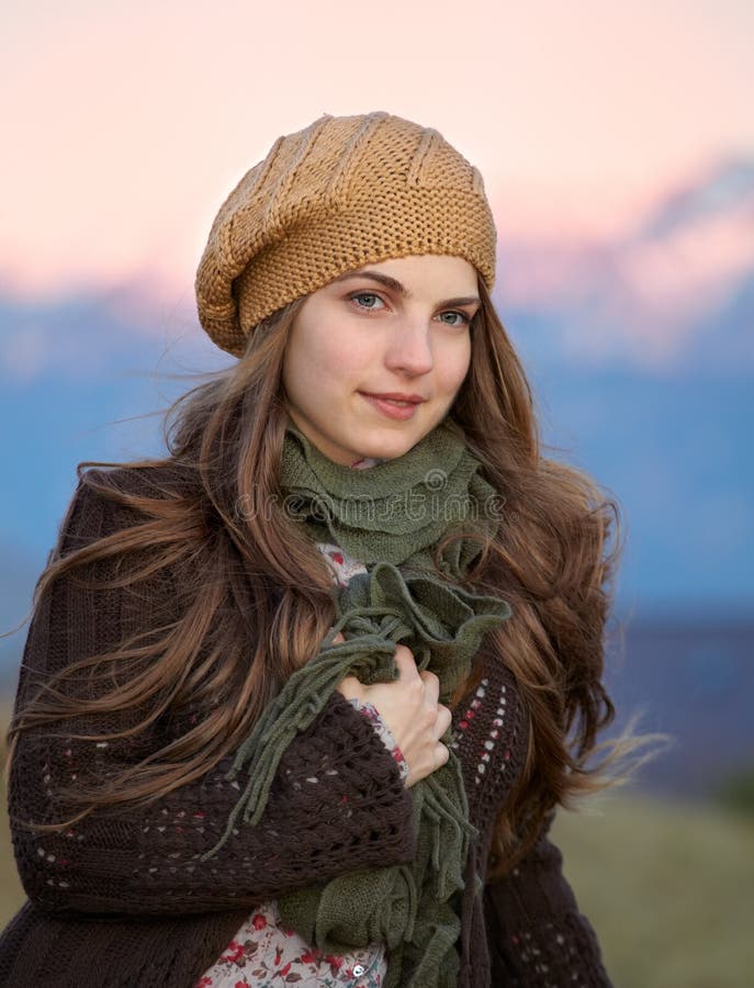 Young woman portrait outdoor