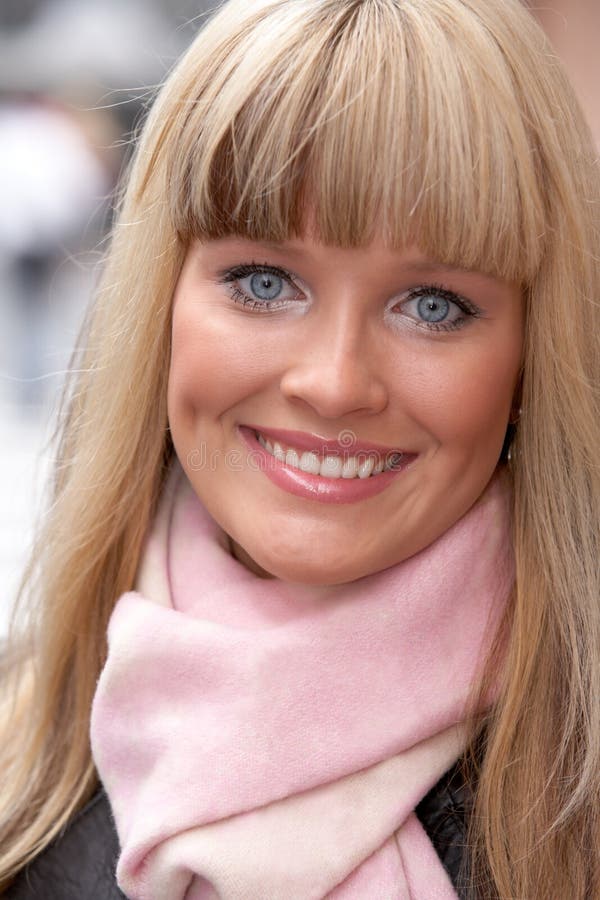 Young Woman With Scarf