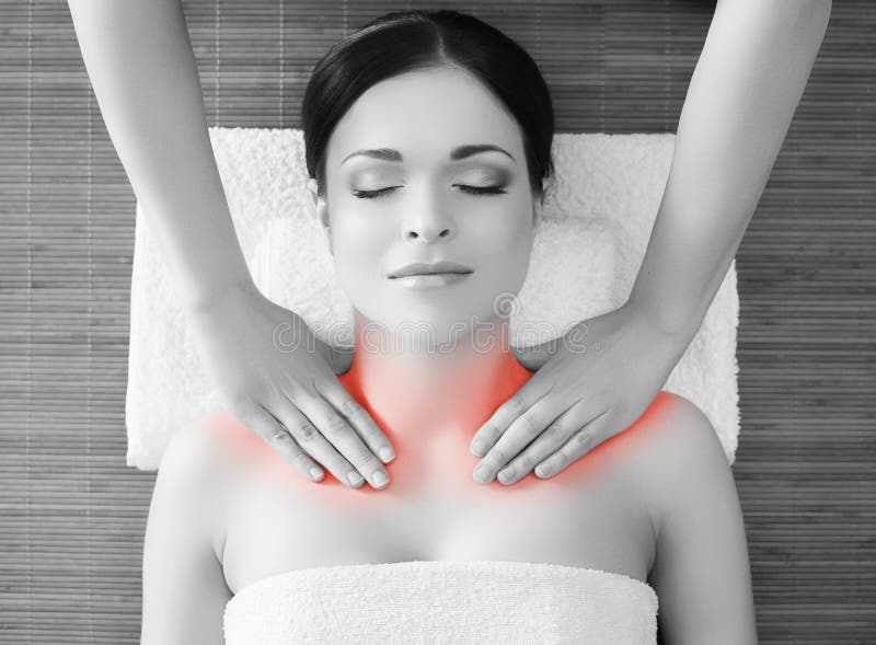 Healthy And Beautiful Girl In Spa Recreation Energy Health Massage And Healing Concept