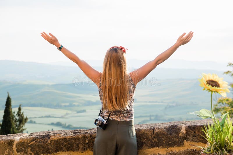 137 Woman Arms Stretched Life Nature Stock Photos - Free & Royalty