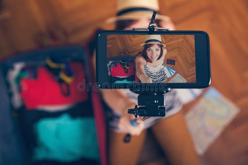 Young Woman Taking Selfie