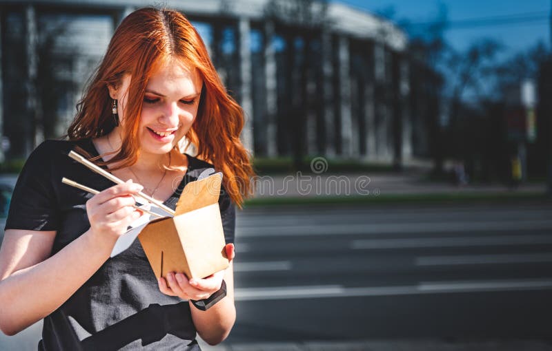 Teen redhead is fast