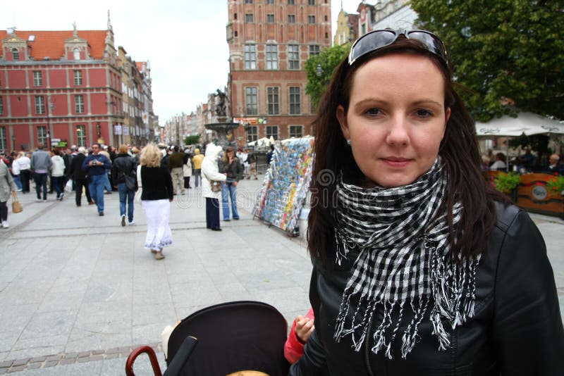 Young woman traveling