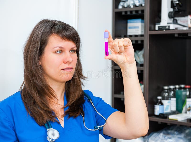 Young woman vet doctor