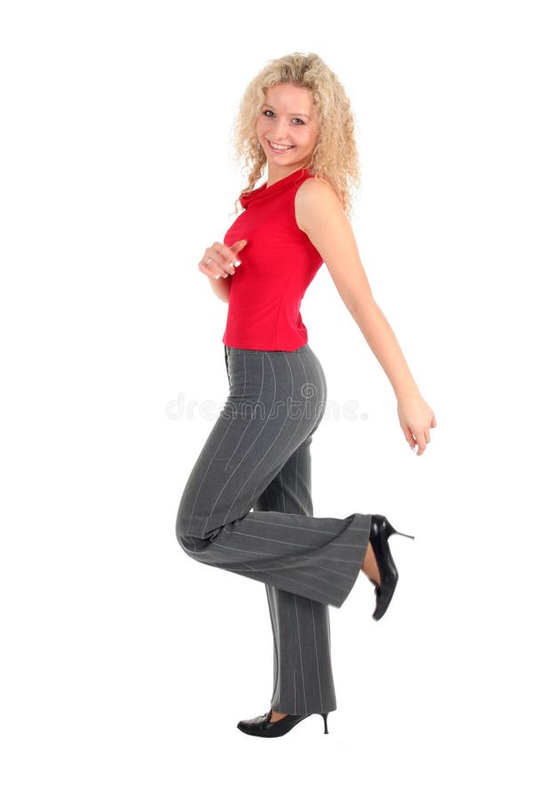 Young Woman Walking stock photos