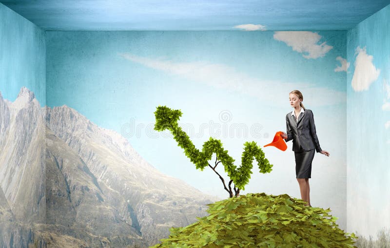Invest to increase your incomes. Mixed media stock photo Invest to increase your incomes. Mixed media stock photo