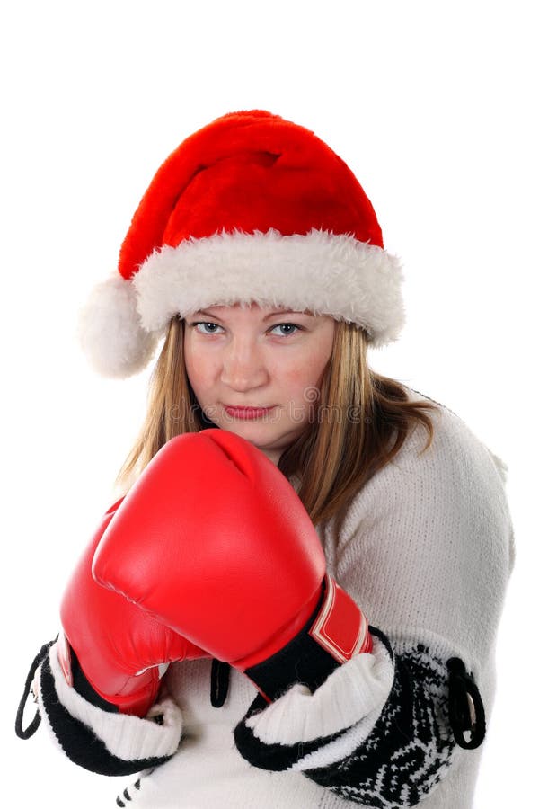 Young Women with Boxing Gloves Stock Photo Image of youth, season