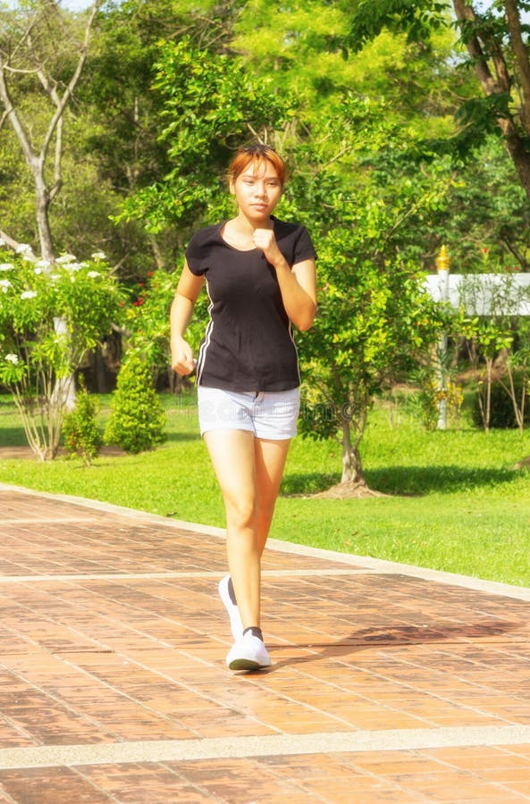 Women Walking, Jogging & Exercise Stock Photo Image of health