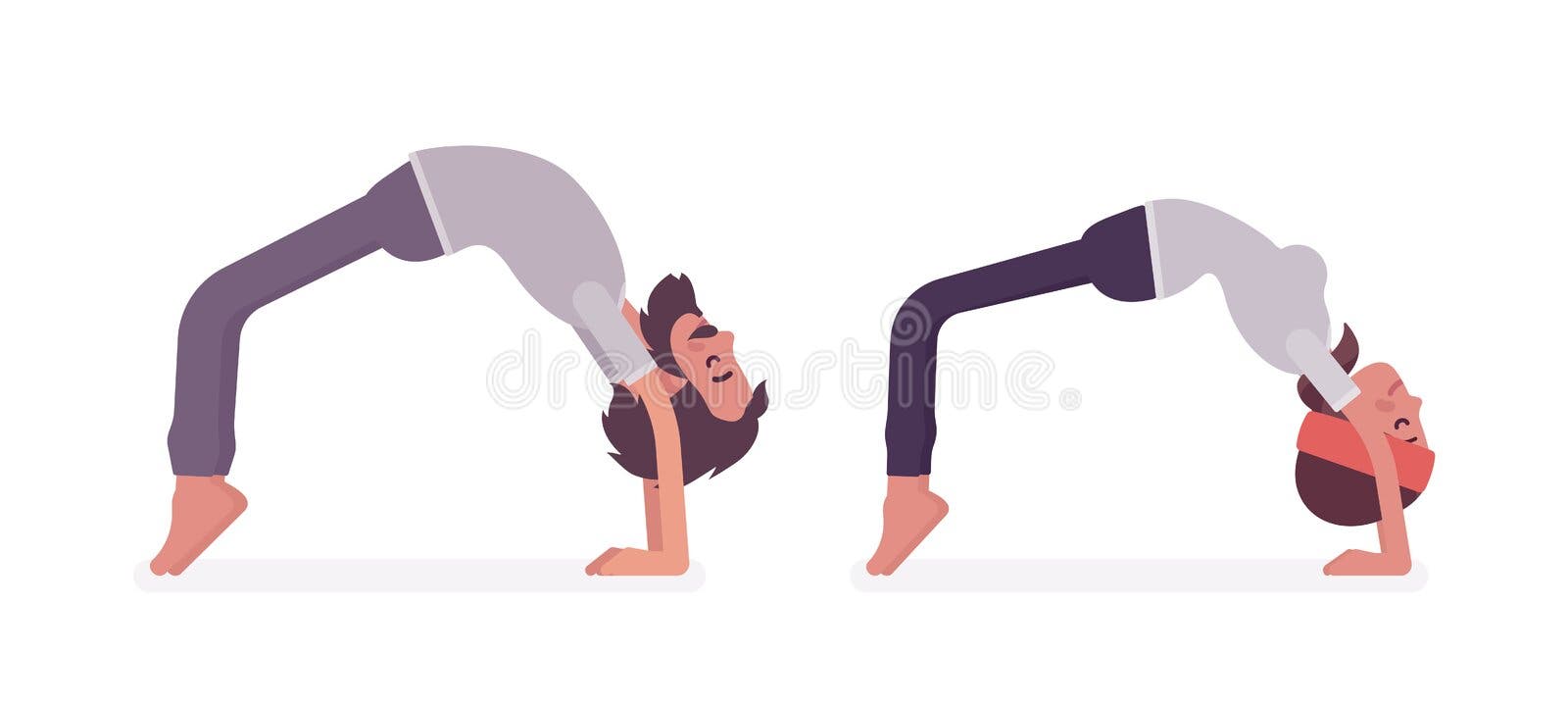 Bridge Pole Supine Position Stock Illustration 1762411049