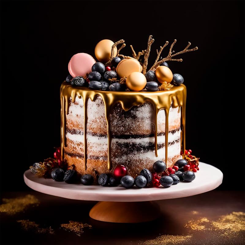 Edible gold cake : 2 324 images, photos de stock, objets 3D et images  vectorielles