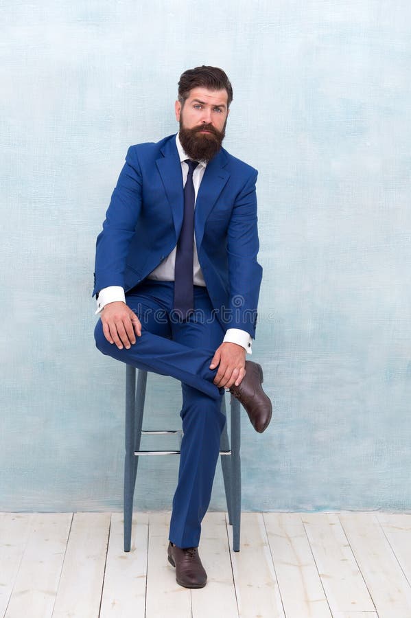 Your Lawyer. Fairness and Justice. Classy and Formal. Bearded Man Wear  Formal Suit Stock Photo - Image of manager, fashionable: 183886780