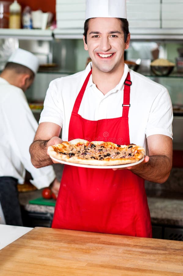 Your order is ready sir.. stock image. Image of baker - 32906771