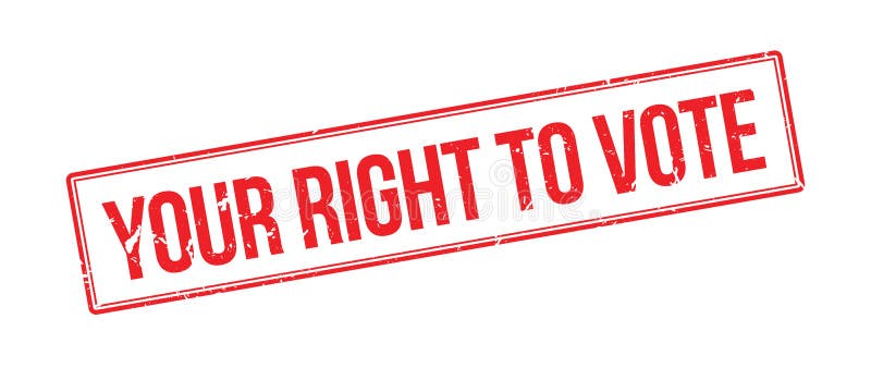 To the right. On your right. Right to vote