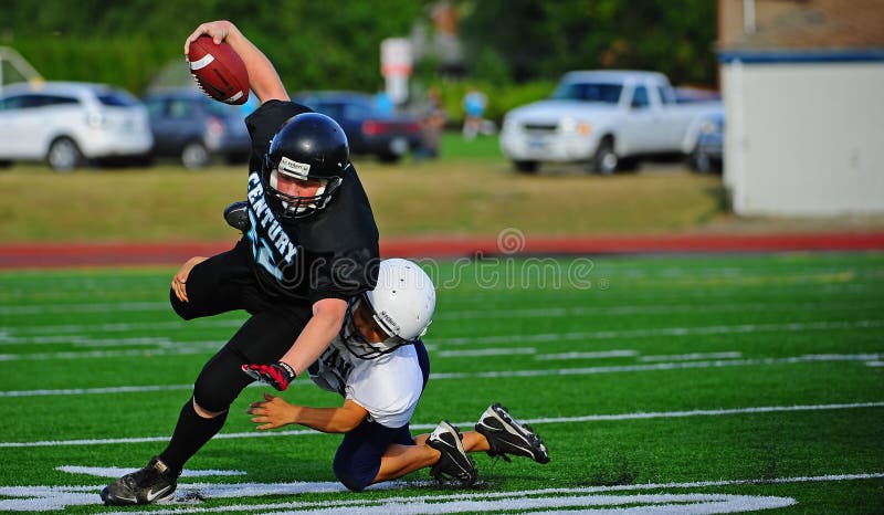 Youth American Football The Tackle Editorial Stock Photo - Image of