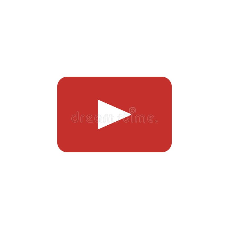 YouTube Colored Icon. Element of Social Media Logos Illustration ...