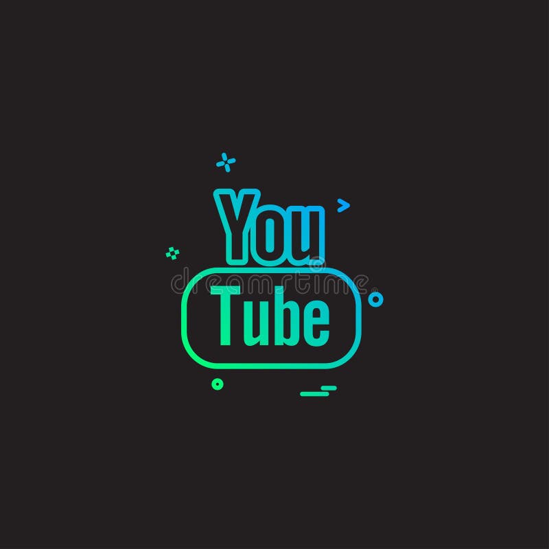 Youtube Icon Design Vector Stock Vector Illustration Of Blue Youtube Icon Design Vector Stock Vector Illustration Of Blue