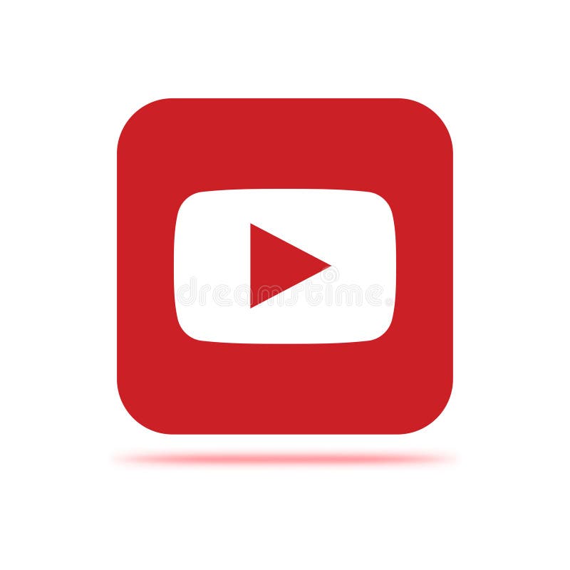 Youtube logo icon editorial photography. Illustration of logo - 171161352