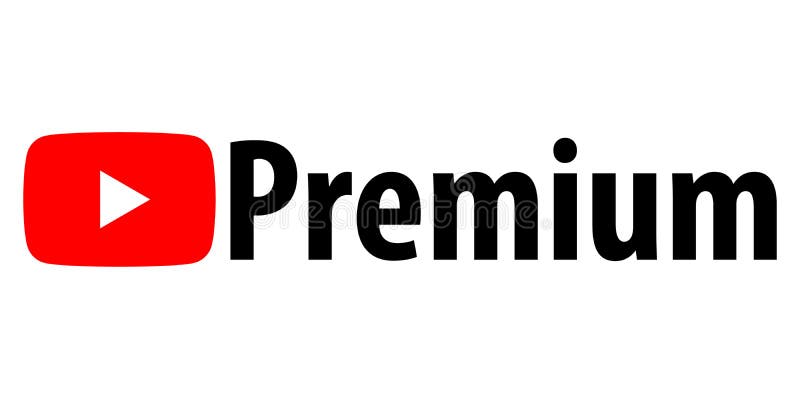 Youtube Premium Logo. Youtube Is A Video-Sharing Website. Youtube Premium  Icon Editorial Stock Photo - Illustration Of Online, Premium: 258429173