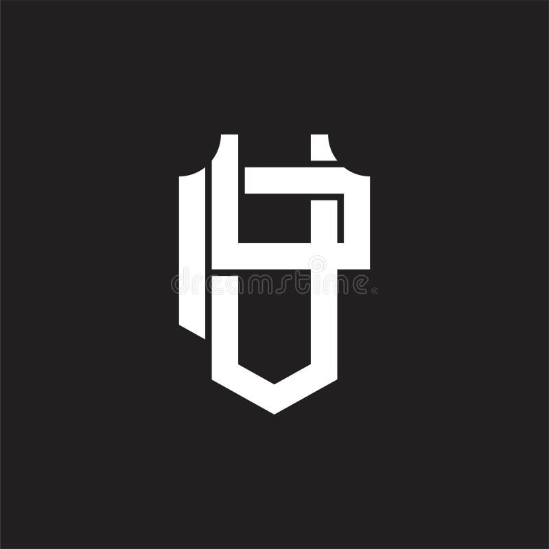 YP Logo monogram design template royalty free illustration