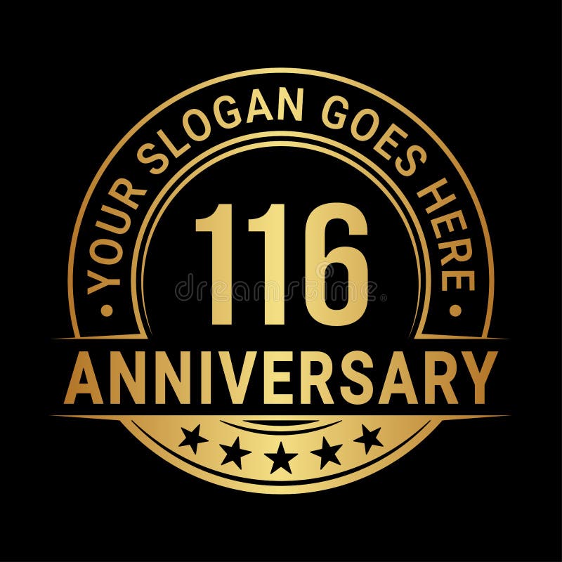 116 Years Anniversary 116th Anniversary Logo Design Template Vector 116-years-anniversary-116th-anniversary-logo-design-template-vector