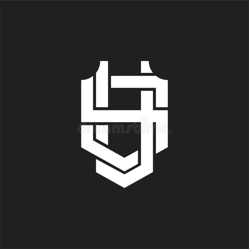 YS Logo monogram design template royalty free illustration