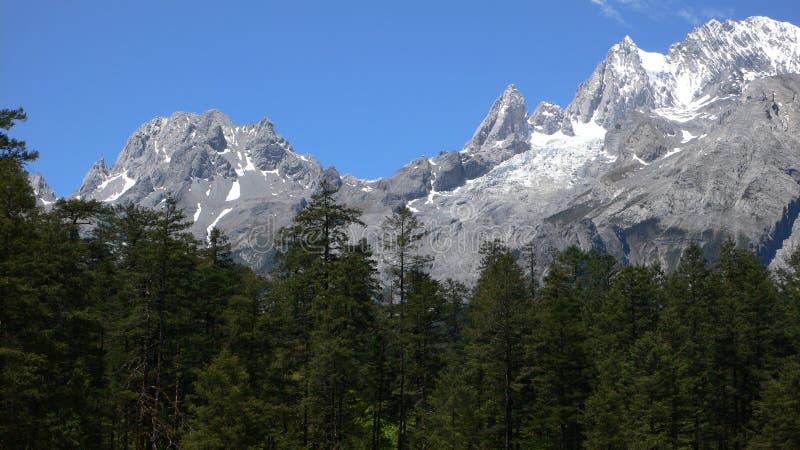 Yulong (jade dragon) snow mountain