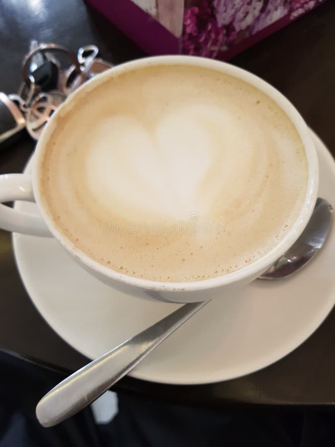 Yummy Coffee Drink stock photo. Image of foamy, cafe, cups 396008