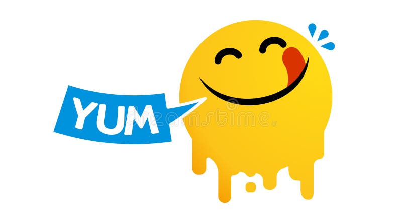 Yum Face Emoticon Stock Illustrations – 385 Yum Face Emoticon