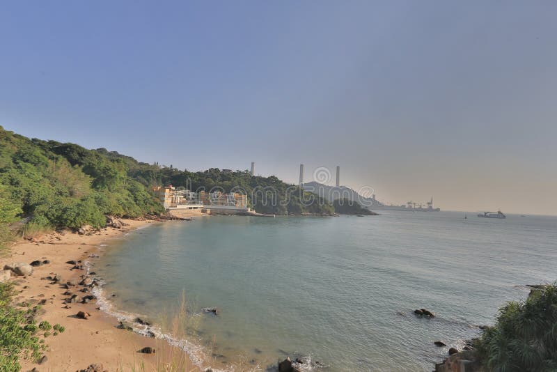 Yung Shue Wan, isola di Lamma Hong Kong fotografie stock